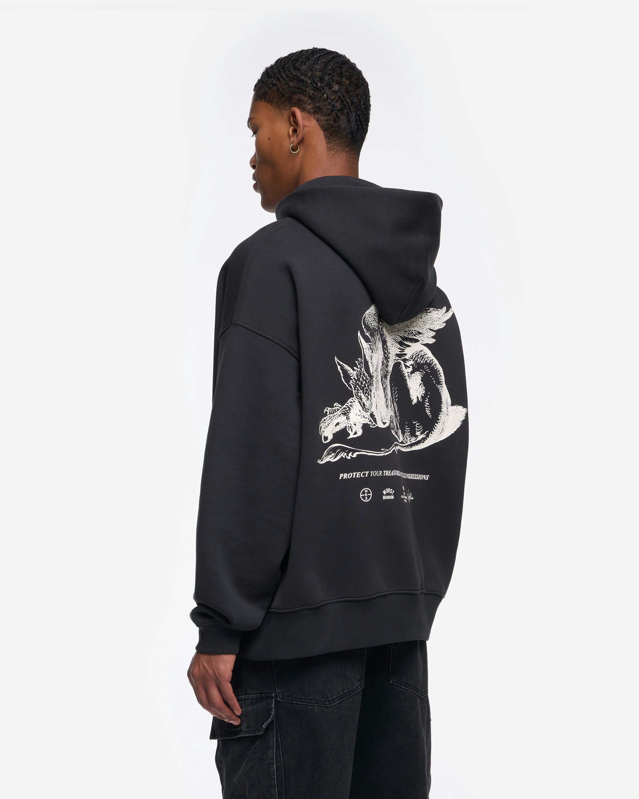 パーカー・フーディ NOT4NERD Caged Humanity Pullover Hood Grey HD080GR NOT4NERD Hoodie