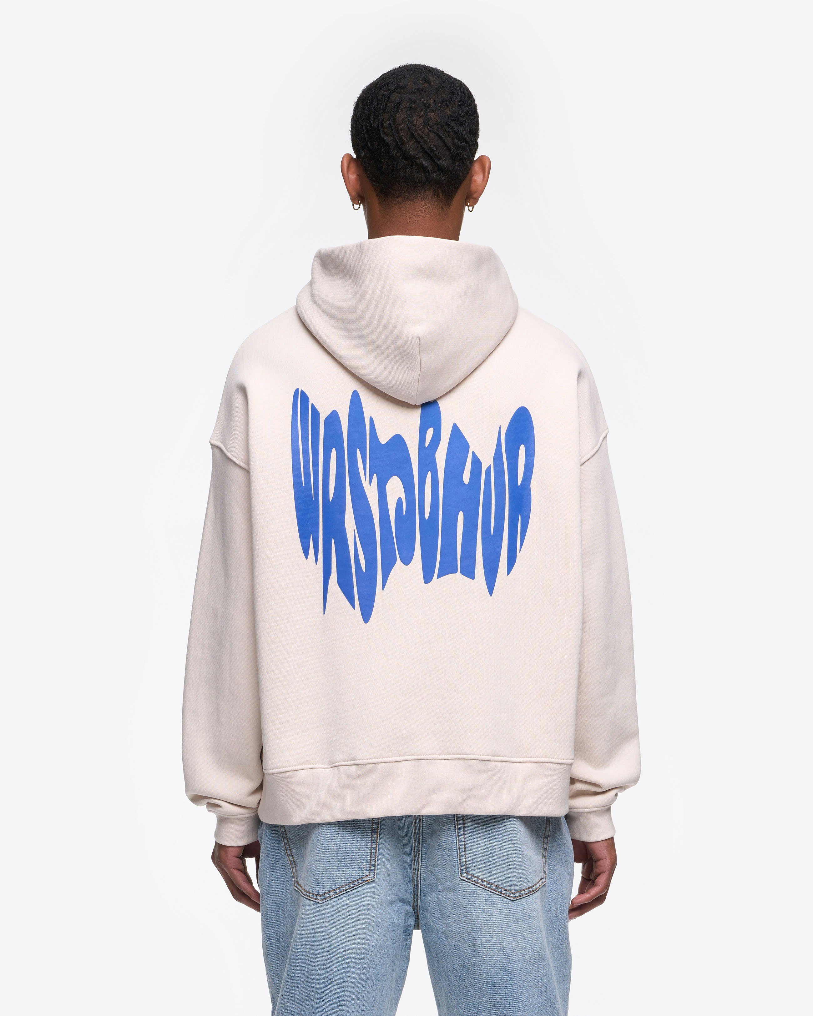 ERL Swirl Fleece Hoodie 短丈 ボックスシルエット
