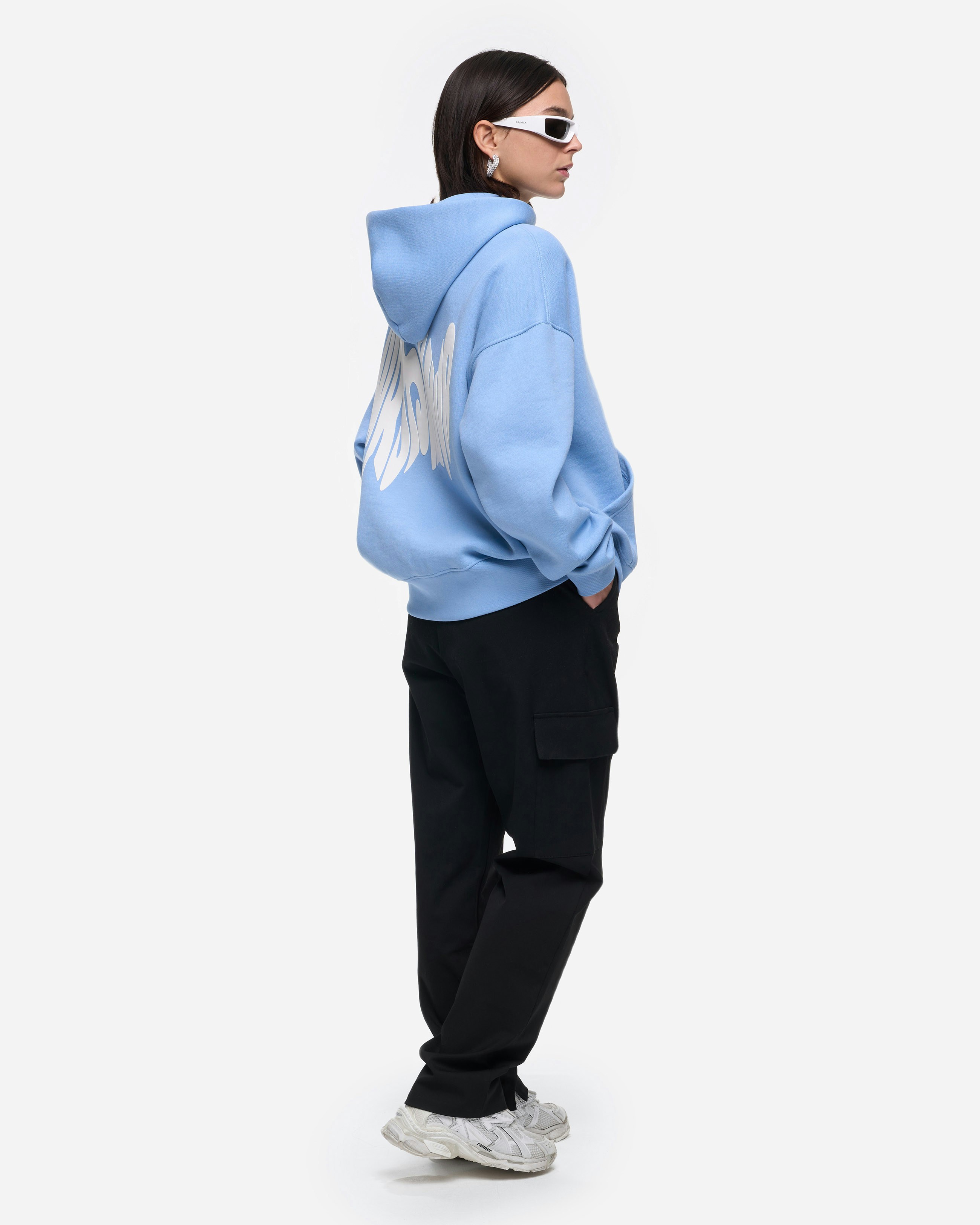 ERL Spiral Hoodie 短丈 ボックスシルエット ERL Swirl Zipped Hoodie - Grey – Kith