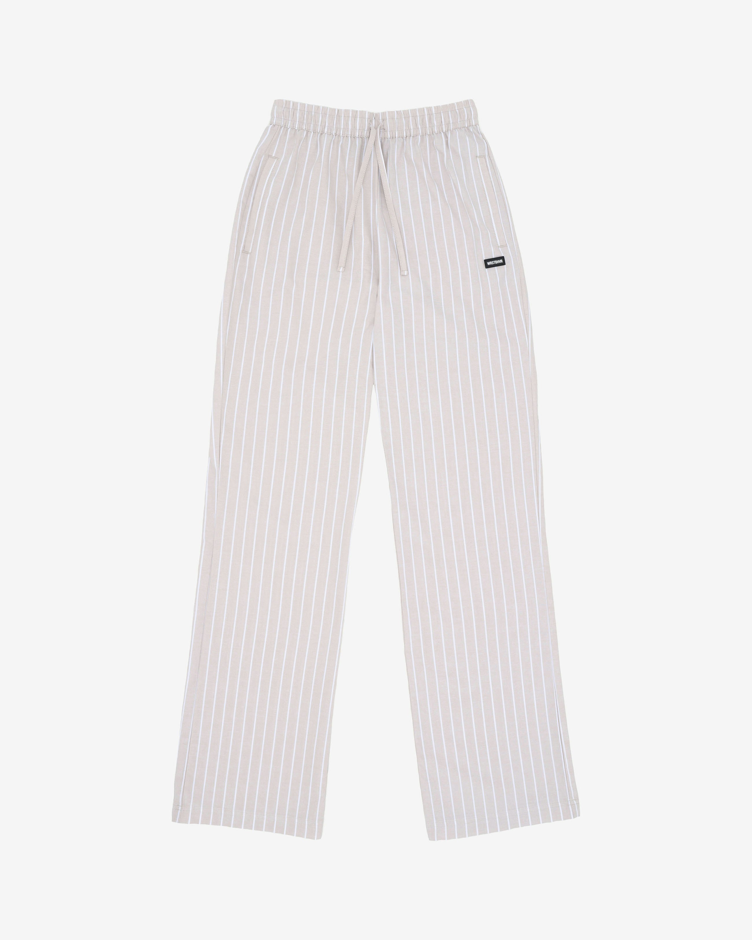 【BAON】Roizen Stripe Banding Pants Historical Emporium Men's Dixon Striped Cotton Blend Work