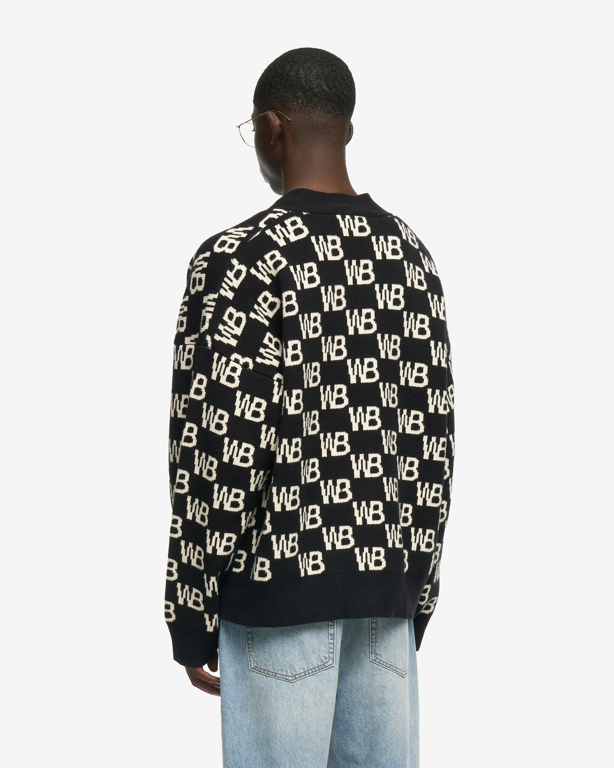 アウターその他 YESEYESEE YES Checkerboard Cardigan Black il_fullxfull.4854673936_avrc.jpg