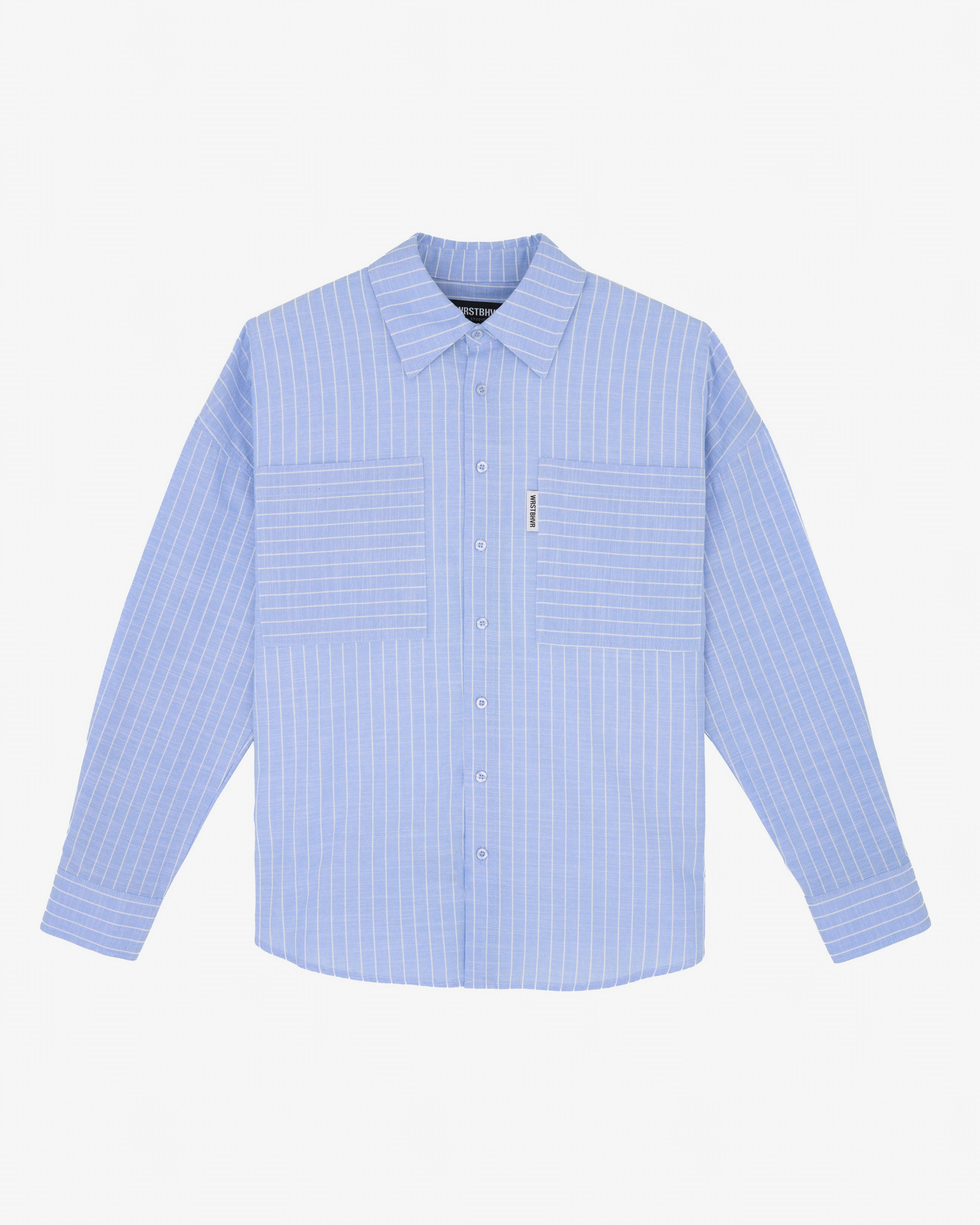 トップス MY WEAKNESS / SHAUN SHIRT BLUE STRIPE SS23-UT002-F1454-