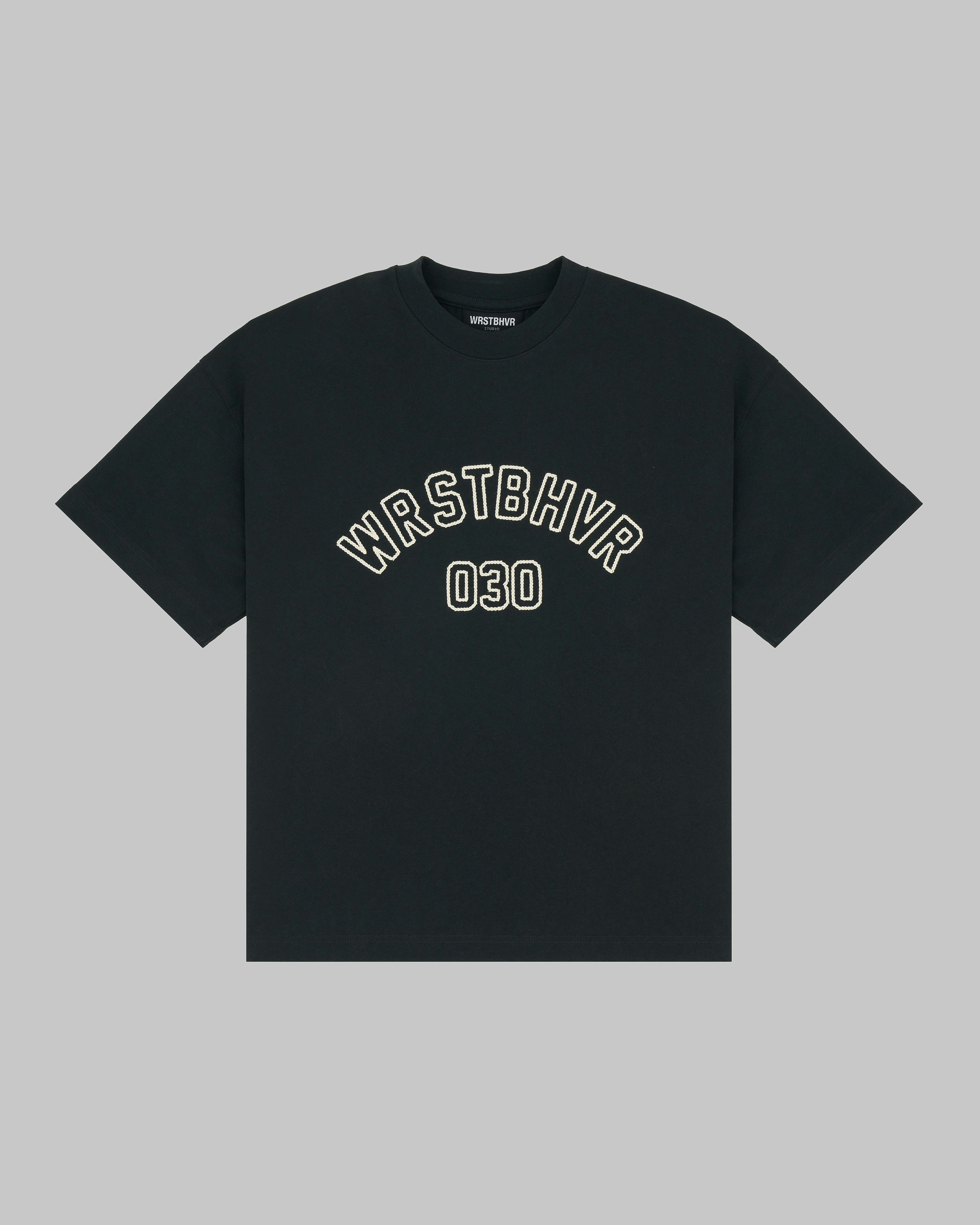 ★人気★【WOOALONG】★NEVER DONT STOP burning T-shir.t★ 우알롱(WOOALONG) NEVER DONT STOP burning T-shirt - WHITE