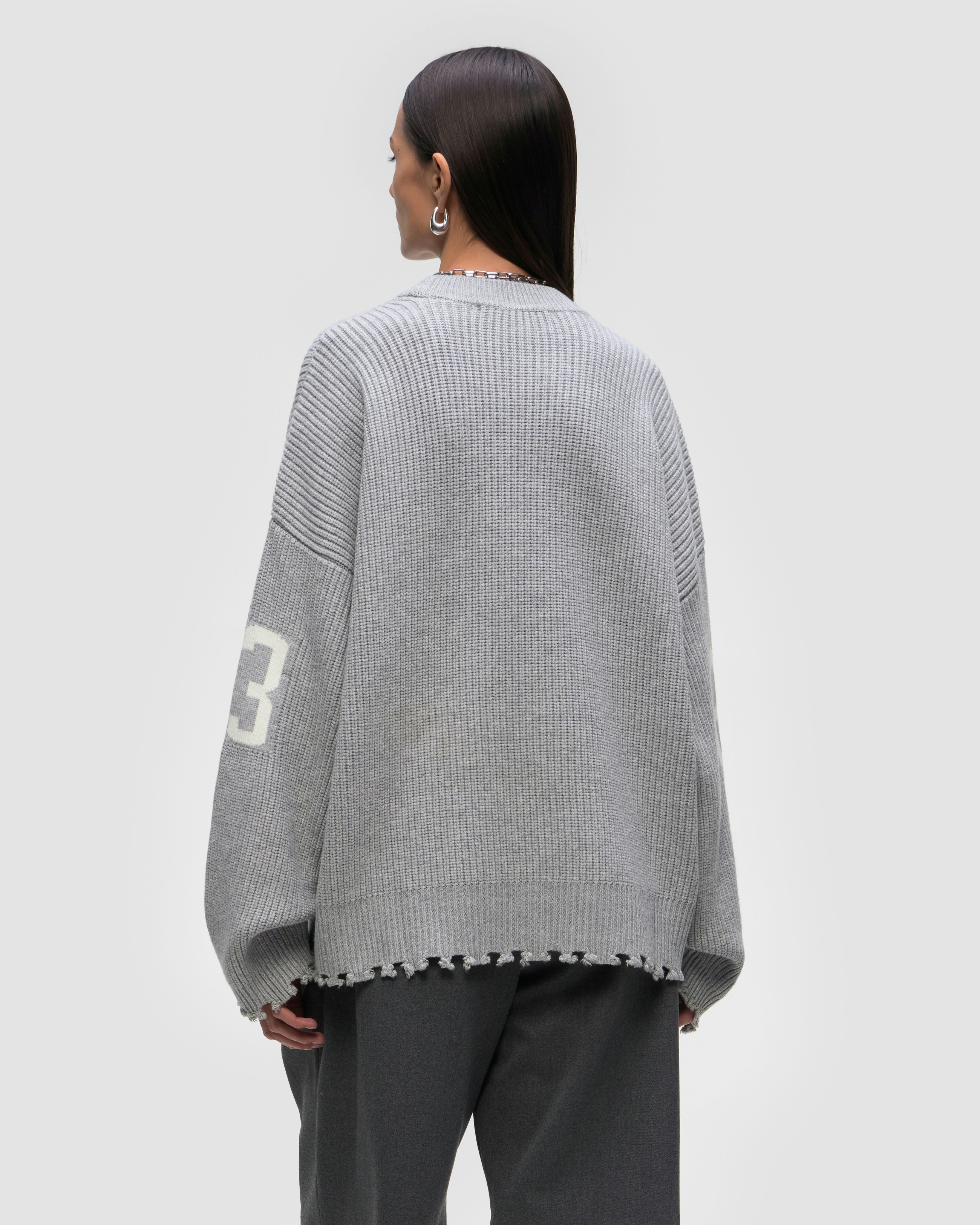 theory luxe Bozz Viola Sweater ミスティグレー theory luxe Bozz Viola Sweater ミスティグレー theory luxe Bozz